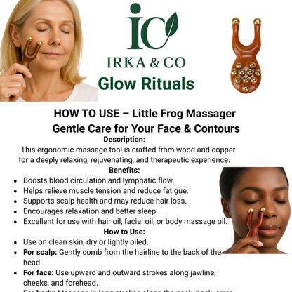 Irka & Co | Glow Rituals – Lavender Spa Gift Box with Frog Massager & Botanical Oil