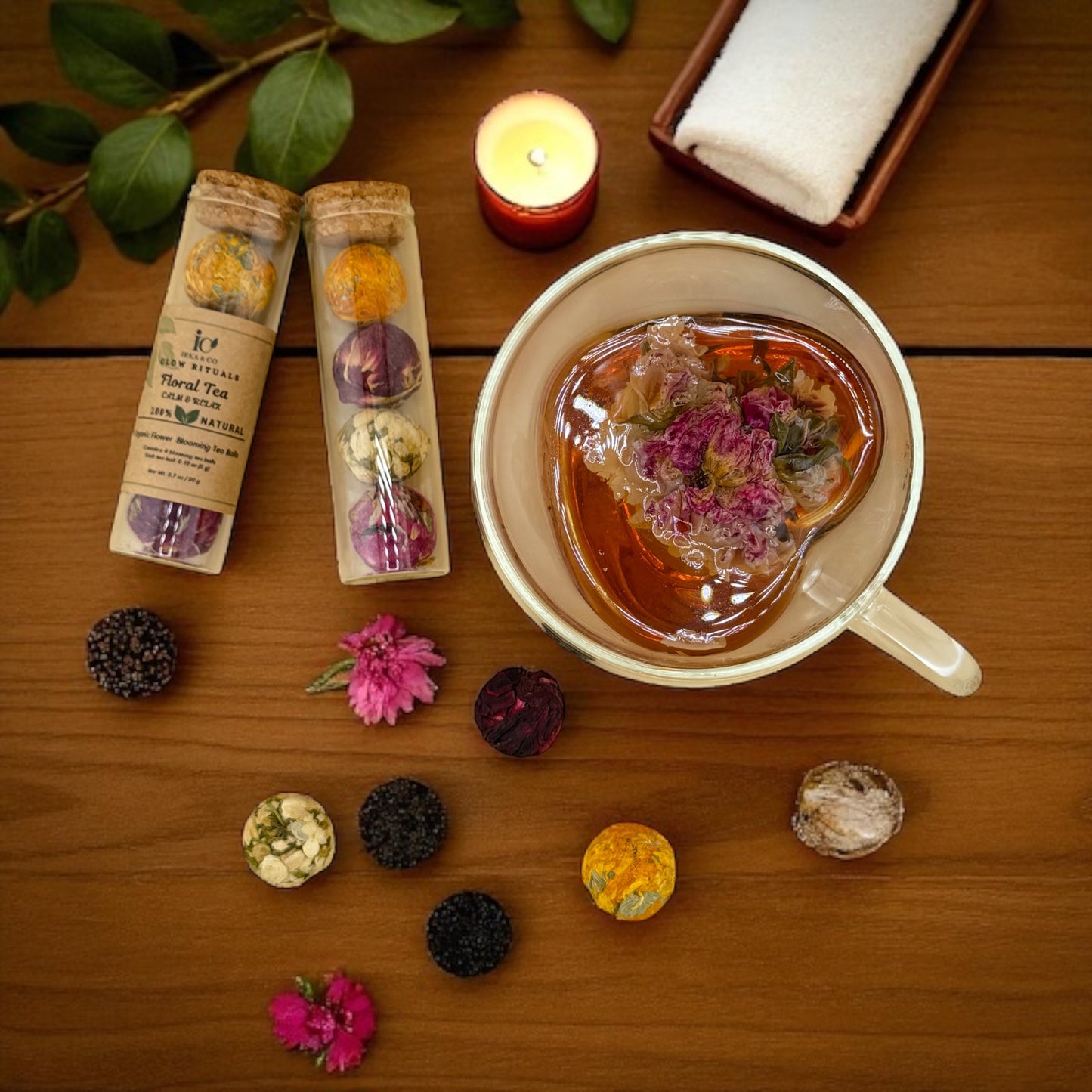 Glow Rituals Spa Gift Box | Ayurvedic Wellness Kit by Irka & Co