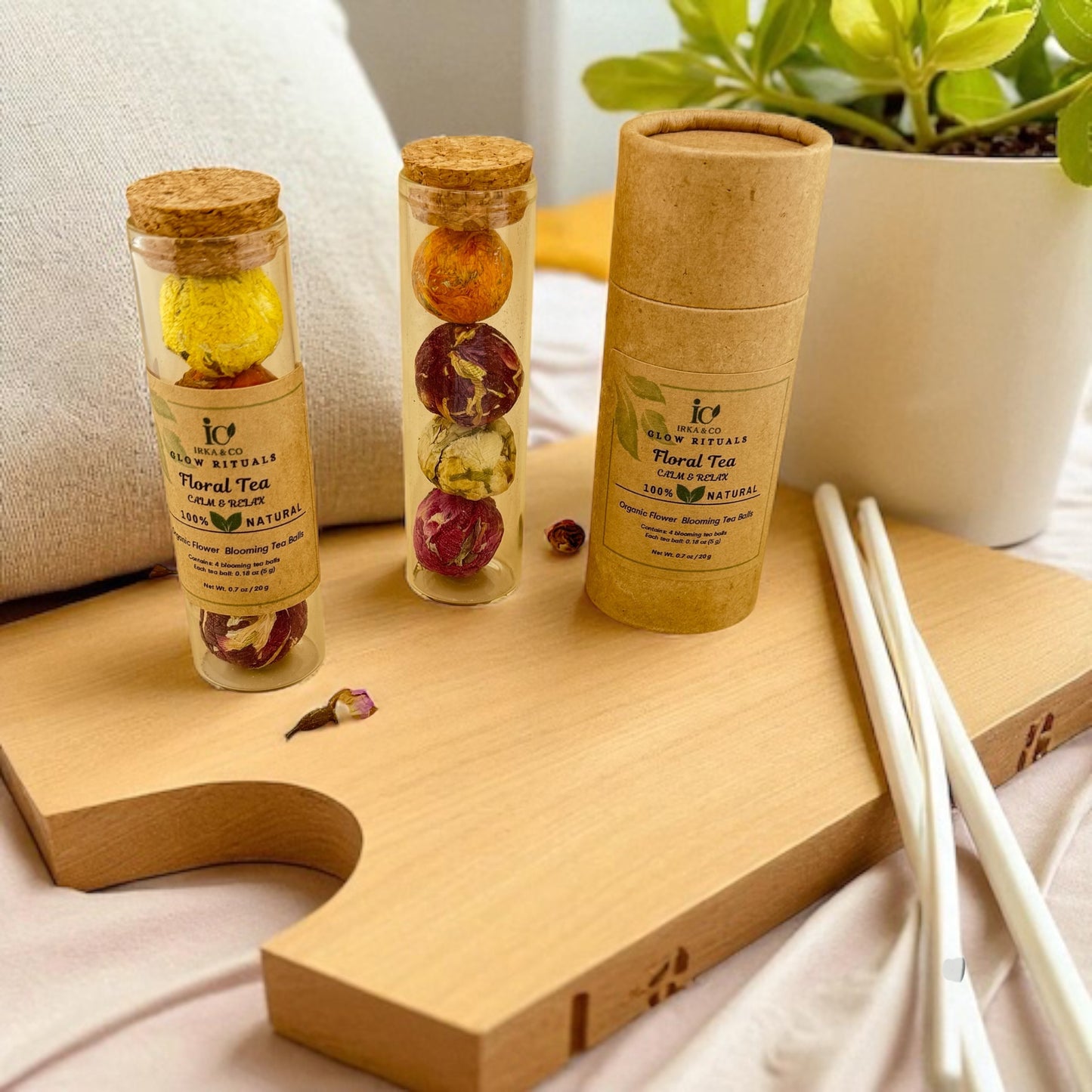 Glow Rituals Spa Gift Box | Ayurvedic Wellness Kit by Irka & Co