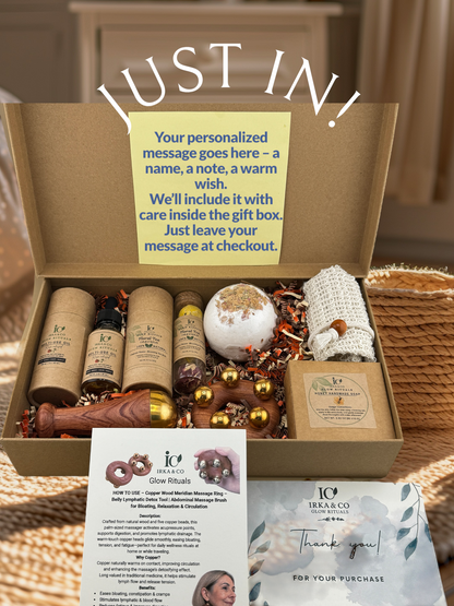 Glow Rituals Spa Gift Box | Ayurvedic Wellness Kit by Irka & Co