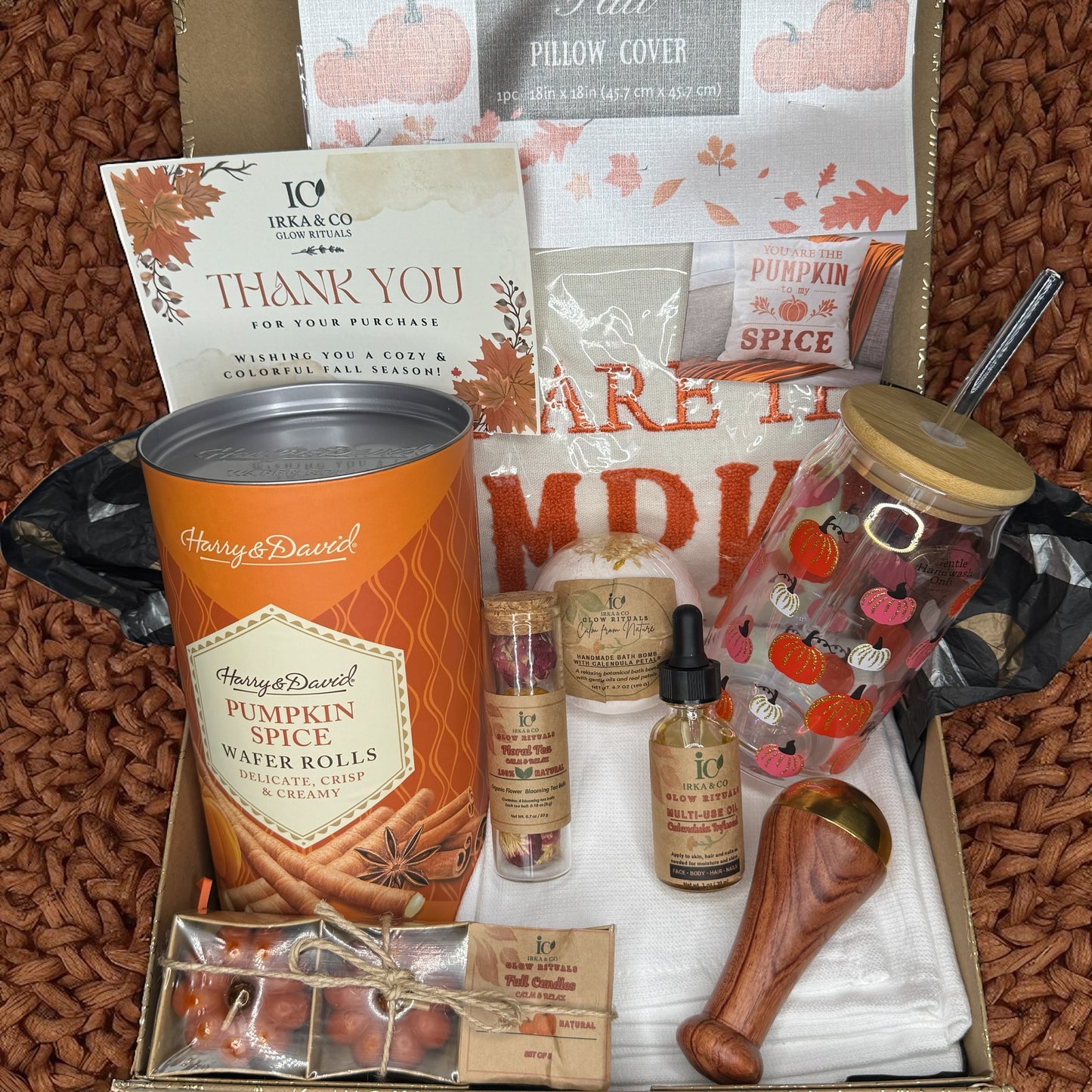 Glow Rituals Ayurveda Kansa Wand Gift Box | Fall Spa Kit by Irka & Co