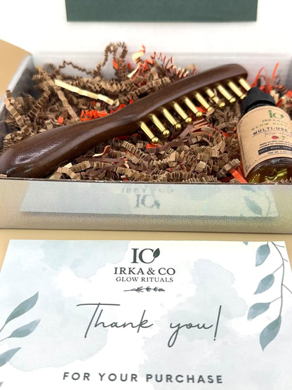Autumn Wellness Gift Box: Pumpkin Spice Spa Set with Ayurveda Massage